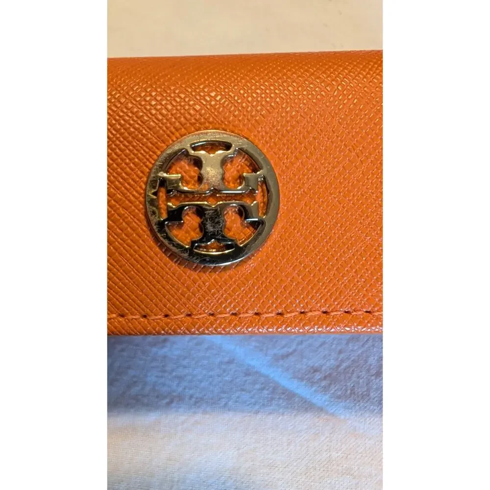 Tory Burch Eyeglass Sunglass‎ Case SMALL Orange Designer